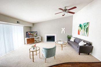 Fireplace in select apartment homes